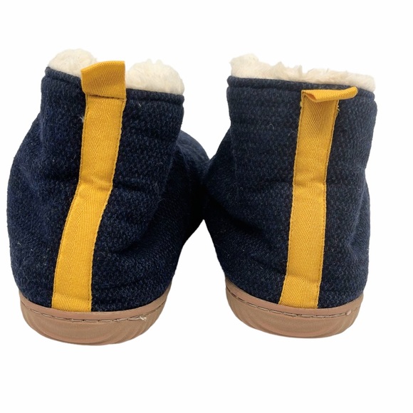 Dearfoam Faux Fur Lined Warm Up Bootie Slippers Size Medium 9-10 - Picture 4 of 10